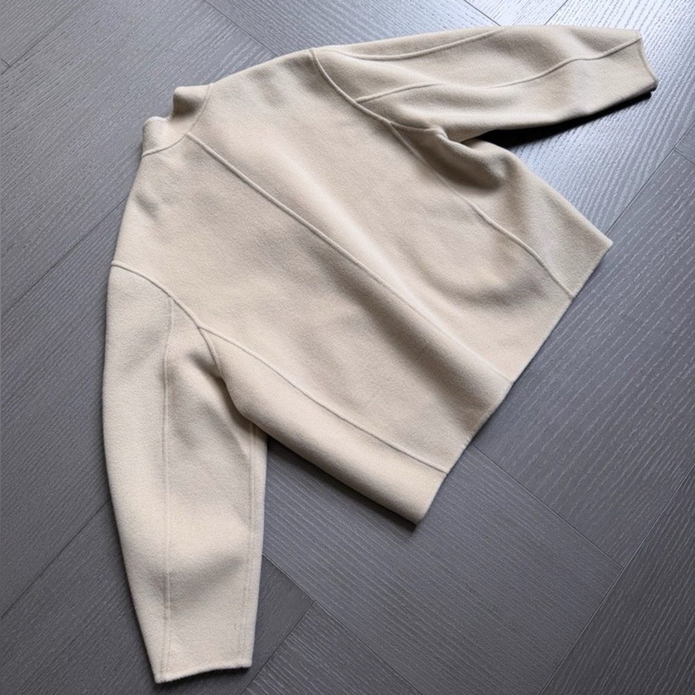 Soeur Windosr Coat Chalk S Wool Jacket - Picture 4 of 16